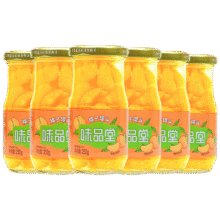 味品堂 橘子罐头 252g 6罐 整箱 小瓶 无衣去皮 糖水水果零食17.9元(需试用）
