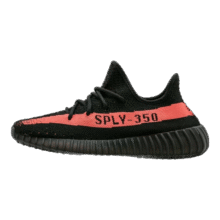 阿迪达斯 Yeezy350黑粉椰子透气青少年学生运动休闲鞋 37