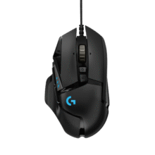 罗技 G502 HERO 游戏鼠标 有线 RGB灯效 人体工学电竞鼠标 黑色159.9元