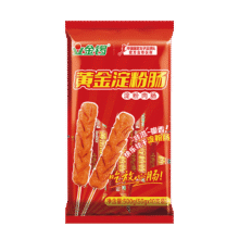 金锣火腿肠黄金淀粉肠50g*10支 休闲零食香肠麻辣烫油炸锅食材烧烤肠