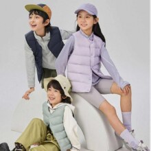 10点、波司登秋季新款男女短款儿童马夹羽绒马甲内胆79.7元+4元金币