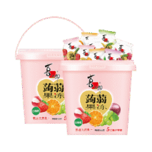 喜之郎 蒟蒻果汁果冻 520g*2桶15.77元