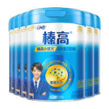 伊利QQ星榛高小状元儿童成长益智奶粉4段6岁+ CBP/DHA/燕窝酸 700g*6