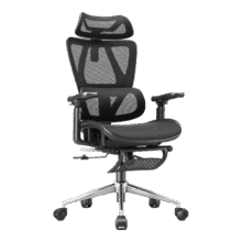 永艺沃克Ultra人体工学椅电脑椅电竞椅子午休可躺久坐学习办公 沃克Ultra-黑色带搁脚500元(plus会员需领券)