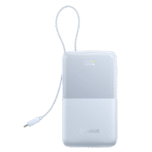 倍思【国家3C安全认证】充电宝自带线快充迷你10000毫安22.5W可上飞机适用于苹果华为安卓小米手机 蓝50.92元(需领券)