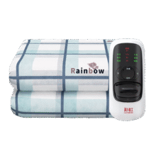 彩虹（RAINBOW）电热毯双人电褥子双控长2.0/1.8m排潮定时除螨自动断电暖床电毯子 定时除螨双控长1.8米*宽1.5米无纺布102.17元(需领券)