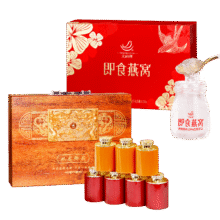 PLUS会员、首购、试用：艾尚燕 燕窝+茶叶 大气双礼盒 礼盒送礼长辈 补品营养品