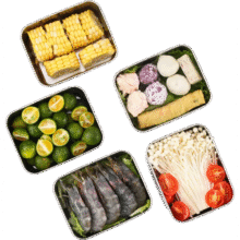 家用保鲜盒收纳盒密封带盖食品盒饭盒冰箱专用盒子储存盒 带盖保鲜盒