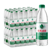 农夫山泉饮用纯净水550ml*24瓶*2箱塑膜装 新品上市36.96元
