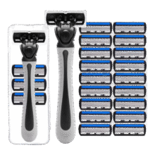 六层剃须刀1刀架 3刀头0.69元(需领券、需凑单)