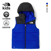 保暖服饰、PLUS会员：THE NORTH FACE 儿童防泼水两面穿羽绒马甲