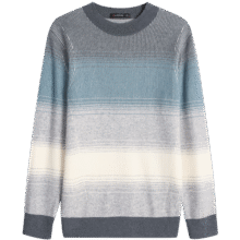 劲霸男装秋冬新款半高领时尚渐变色高端羊绒毛衫|BYET4976 烟灰 XS598.5元 (券后省0.9)