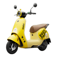 九号（Ninebot）电动车2025款 Q80c 蛋仔派对联名款智能电动轻便摩托车