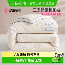 88VIP会员：洁丽雅 全棉新疆棉花被纯棉长绒棉被子被芯家用宿舍春秋被加厚冬被