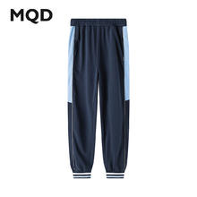 MQD 马骑顿 加绒加厚针织长裤 藏青