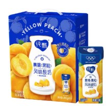 88VIP:蒙牛纯甄燕麦黄桃果粒风味常温酸奶200g*10包12.12元+3.98元淘金币+14元返卡
