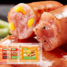 天降礼金、88VIP：林饱饱 脆皮烤肠 400g*3袋 原味+黑椒+玉米18.5元包邮(需领券、需福利礼金)