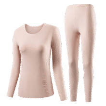 再降价、plus会员：海澜之家 小火 女双面绒230g保暖内衣套装 *2件、需凑单35.5元/件 共71元 +凑6.62元