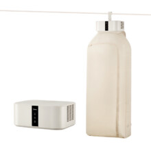 限地区、88会员：美的 烘干机 家用小型旅行干衣机 可折叠便携式 米白185.9元(需领券)