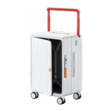 DTA侧开盖行李箱大容量拉杆箱女多功能密码箱旅行皮箱子男白色24英寸745.7元 (满500减70,券后省12)