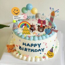 美团 童话王子·生日蛋糕 8英寸安佳动物奶油2025新款水果儿童卡通生日蛋糕免费送上门