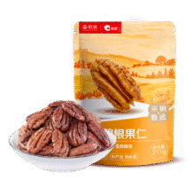 24日10点、限1000件：洽洽 京觅定制奶香碧根果仁211g 袋装零食