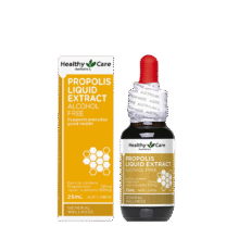 HealthyCare高浓度天然蜂胶滴液25ml内服外用呵护全家口腔溃疡健康澳洲进口59元 (每满300减50)