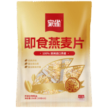 试用：家雀 即食燕麦片350g、10小包
