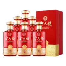 金六福 原品 兼香型白酒 50.8度 500ml*6瓶 整箱装 结婚喜宴299元