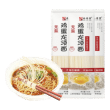 秦晋雪鸡蛋面挂面 鸡蛋龙须挂面100g*5包