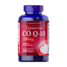 普丽普莱辅酶Q10胶囊200mg240粒 熬夜加班保护心脏心脑血管 美国进口