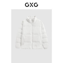 GXG男装多款低价羽绒服 GEX1D2526224白色短款羽绒服 S