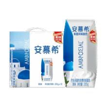 安慕希伊利希腊风味常温酸奶原味整箱牛奶乳品儿童营养早餐礼盒 原味升级装205gx12盒x1箱