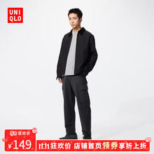 UNIQLO 优衣库 男款/男女同款水洗宽松休闲工装九分裤/长裤479964 479964/09黑色 L /175/100