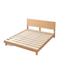 京东京造家居京兮实木床 FAS级橡木环保水性漆工艺 双人床原木色1.8×2米1273.13元(需领券)