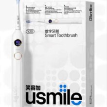 usmile Y20 电动牙刷 水白 情侣款 骨传导语音提醒 樊振东同款215.9元