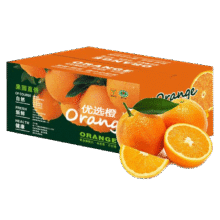 玖原农珍 赣南脐橙 当季现摘 净重9斤 单果150-220g 优选果 新鲜水果礼盒22.8元(需领券)