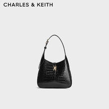 CHARLES & KEITH 冬简约hobo单肩斜挎腋下托特包CK2-40782727 CK2