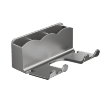 吹风机置物架免打孔卫生间收纳绕线电吹风挂架吹风筒支架浴室架子 【二个装】雅黑色10元