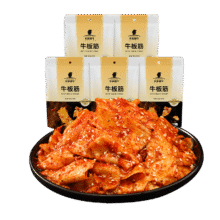 天莱香牛 牛板筋 麻辣味 100g 即食牛肉小吃12.23元(需试用）