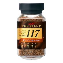 今日必买：UCC 悠诗诗 黑咖啡117系列瓶装90g*1瓶冻干速溶咖啡