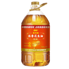 金龙鱼 食用油 物理压榨浓香花生油 4L*3件167.64元(合55.88元/件)