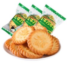 首购：三牛 上海万年青饼干 香葱味 独立包装200g/盒