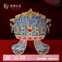 中国国家博物馆 孝端皇后凤冠木质冰箱贴博物馆文创创意装饰品特色33元