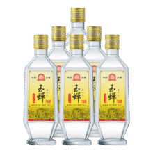 玉蝉老酒 玉蝉大曲酒80版 浓香型白酒 52度 500ml*6瓶 整箱装 固态发酵