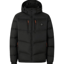 京东京造 25冬季运动御寒MAX连帽面包短款羽绒服 黑色 L459元