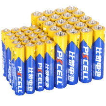 比苛（Pkcell）5号7号粒碳性电池适用遥控器电子秤儿童玩具挂钟 20粒5号 20粒7号