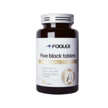 FOOLEX澳洲复合维生素b6生物素黑发片白头发变黑冶根熬夜中老年人内调