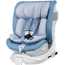 京东京造 儿童安全座椅汽车0-6-7岁婴儿宝宝i-Safe通风加热星际舱舒享版蓝1228.5元 (券后省0.9)
