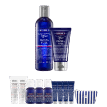 科颜氏 Kiehl's 男士保湿爽肤水250ml 乳液75ml 套装 +赠洁面60ml*2?水120ml?乳液60ml?条纹化妆包439.39元(需领券)
